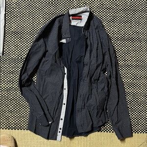 Men's Black Polka Dot Jacket